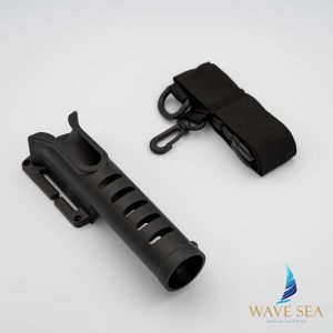 Przenośny uchwyt na wędkę z pasem czarny Wave Sea Sklep logo 1