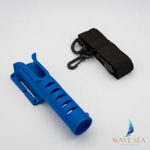 Przenośny uchwyt na wędkę z pasem niebieski Wave Sea Sklep logo 1