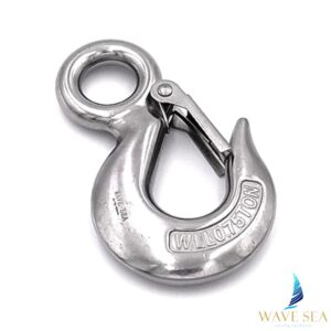 Hak z uchem nierdzewny 0,75 t